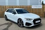 2024 Audi A4 Diesel Avant 40 TDI 204 Quattro Black Edition 5dr S Tronic in Glacier White Metallic at Worcester Audi