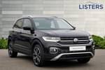 2021 Volkswagen T-Cross Estate 1.0 TSI 110 SEL 5dr DSG in Deep black at Listers Volkswagen Stratford-upon-Avon