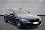 2021 BMW 5 Series Touring Special Editions 530d xDrive MHT M Sport Edition 5dr Auto in Tanzanite Blue at Listers Boston (BMW)