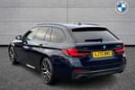 Image two of this 2021 BMW 5 Series Touring Special Editions 530d xDrive MHT M Sport Edition 5dr Auto in Tanzanite Blue at Listers Boston (BMW)