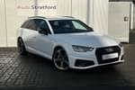 2019 Audi A4 Avant 45 TFSI Quattro Black Edition 5dr S Tronic in Ibis White at Stratford Audi