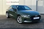 2025 Audi A3 Saloon 30 TFSI Sport 4dr in District green, metallic at Stratford Audi