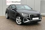 2021 Audi Q2 Estate 30 TFSI S Line 5dr in Mythos Black Metallic at Stratford Audi