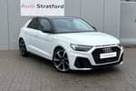 2021 Audi A1 Sportback 25 TFSI Black Edition 5dr in Glacier White Metallic at Stratford Audi