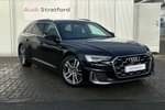 2025 Audi A6 Avant 40 TFSI S Line 5dr S Tronic in Mythos Black, metallic at Stratford Audi