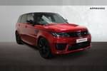 2019 Range Rover Sport Diesel Estate 3.0 SDV6 HSE Dynamic 5dr Auto in Firenze Red at Listers Land Rover Hereford