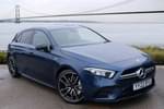 2022 Mercedes-Benz A Class AMG Hatchback Special Editions A35 4Matic Premium Edition 5dr Auto in denim blue metallic at Mercedes-Benz of Hull