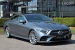 2020 Mercedes-Benz CLS Diesel Coupe 300d AMG Line Premium + 4dr 9G-Tronic in selenite grey metallic at Mercedes-Benz of Lincoln