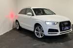 2017 Audi Q3 Estate Special Editions 2.0T FSI Quattro S Line Plus 5dr S Tronic in Metallic - Glacier white at Listers U Stratford-upon-Avon