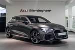 2023 Audi A3 Sportback 30 TFSI S Line 5dr in Daytona Grey Pearl Effect at Birmingham Audi