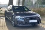 2025 Audi A8 Diesel Saloon 50 TDI Quattro Black Edition 4dr Tiptronic in Daytona Grey Pearl Effect at Coventry Audi