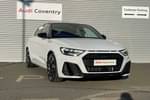 2025 Audi A1 Sportback 35 TFSI Black Edition 5dr S Tronic in Glacier White Metallic at Coventry Audi