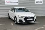 2023 Audi A1 Sportback 30 TFSI 110 Sport 5dr S Tronic in Shell white, solid at Coventry Audi