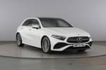 2023 Mercedes-Benz A Class Hatchback A180 AMG Line Premium Plus 5dr Auto in digital white at Mercedes-Benz of Hull