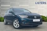 2021 Volkswagen Tiguan Estate 1.5 TSI Life 5dr in Nightshade Blue at Listers Volkswagen Loughborough