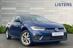 2022 Volkswagen Polo Hatchback 1.0 TSI Style 5dr in Reef Blue at Listers Volkswagen Loughborough