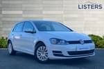 2017 Volkswagen Golf Hatchback 1.4 TSI 125 S 5dr in Pure White at Listers Volkswagen Loughborough