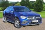 2021 Mercedes-Benz GLC Coupe GLC 300 4Matic AMG Line Prem Plus 5dr 9G-Tronic in Spectral blue metallic at Mercedes-Benz of Grimsby