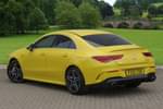 Image two of this 2021 Mercedes-Benz CLA AMG Coupe 35 4Matic 4dr Tip Auto in sun yellow at Mercedes-Benz of Boston