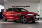 2025 Audi A1 Sportback 35 TFSI S Line 5dr S Tronic in Progressive Red Metallic at Birmingham Audi