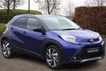 2023 Toyota Aygo X Hatchback 1.0 VVT-i Edge 5dr in Blue at Listers Toyota Cheltenham