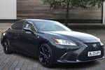 2023 Lexus ES Saloon 300h 2.5 F-Sport 4dr CVT in Black at Lexus Coventry