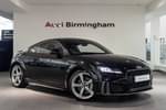 2021 Audi TT Coupe 45 TFSI S Line 2dr S Tronic in Myth Black Metallic at Birmingham Audi