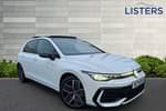 2025 Volkswagen Golf Hatchback 1.5 TSI 150 Black Edition 5dr in Pure white at Listers Volkswagen Stratford-upon-Avon