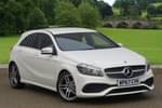 2017 Mercedes-Benz A Class Diesel Hatchback A180d AMG Line Executive 5dr in Cirrus White at Mercedes-Benz of Boston