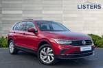 2021 Volkswagen Tiguan Estate 1.5 TSI 150 Life 5dr in Kings Red at Listers Volkswagen Worcester