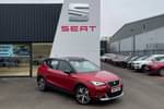 2023 SEAT Arona Hatchback 1.0 TSI 110 XPERIENCE Lux 5dr in Desire Red with black roof at Listers SEAT Coventry