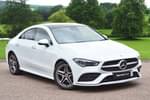 2021 Mercedes-Benz CLA Coupe 180 AMG Line Premium Plus 4dr Tip Auto in digital white metallic at Mercedes-Benz of Grimsby