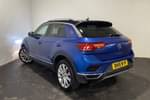 Image two of this 2018 Volkswagen T-Roc Hatchback 1.5 TSI EVO SEL 5dr in Metallic - Ravenna blue at Listers U Stratford-upon-Avon