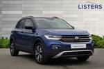 2022 Volkswagen T-Cross Estate 1.0 TSI 110 Black Edition 5dr in Reef blue at Listers Volkswagen Stratford-upon-Avon