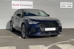 2024 Audi Q3 Diesel Sportback 35 TDI Black Edition 5dr S Tronic (20" Alloy) in Navarra Blue Metallic at Coventry Audi