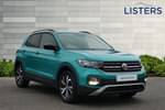 2020 Volkswagen T-Cross Estate 1.0 TSI 115 SE 5dr in Makena Turquoise at Listers Volkswagen Stratford-upon-Avon