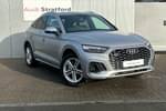 2021 Audi Q5 Sportback 50 TFSI e Quattro S Line 5dr S Tronic in Floret Silver Metallic at Stratford Audi