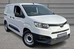 2024 Toyota Proace City L1 Diesel 1.5D 100 Active Van (6 Speed) in White at Listers Toyota Grantham