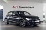 2022 Audi A1 Sportback 35 TFSI S Line 5dr S Tronic in Myth Black Metallic at Birmingham Audi