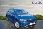 2022 Volkswagen T-Roc Hatchback 1.5 TSI Life 5dr in Ravenna Blue at Listers Volkswagen Coventry