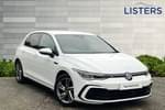 2021 Volkswagen Golf Hatchback 1.5 TSI R-Line 5dr in Pure White at Listers Volkswagen Loughborough