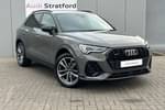 2021 Audi Q3 Diesel Estate 35 TDI Quattro Black Edition 5dr S Tronic in Chronos Grey Metallic at Stratford Audi