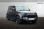 2024 Defender Diesel Estate 3.0 D250 X-Dynamic HSE 110 5dr Auto in Santorini Black at Listers Land Rover Droitwich