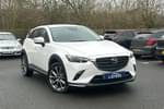 2019 Mazda CX-3 Hatchback 2.0 Sport Nav + 5dr in Pearl - Snowflake white at Listers Volkswagen Evesham