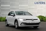 2021 Volkswagen Golf Hatchback 1.0 TSI Life 5dr in Pure White at Listers Volkswagen Stratford-upon-Avon