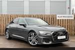 2025 Audi A6 Diesel Saloon 40 TDI Quattro S Line 4dr S Tronic in Daytona Grey Pearl Effect at Worcester Audi