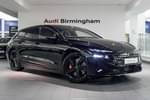 2025 Audi A6 e-tron Avant Special Edition 370kW S6 100kWh Launch Edition 5dr Auto in Mythos black, metallic at Birmingham Audi