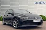 2021 Volkswagen Golf Hatchback 1.5 TSI R-Line 5dr in Deep Black at Listers Volkswagen Loughborough