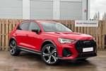 2025 Audi Q3 Estate 35 TFSI Black Edition 5dr S Tronic (20" Alloy) in Progressive Red Metallic at Worcester Audi