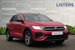 2023 Volkswagen T-Roc Hatchback 1.5 TSI R-Line 5dr DSG in Kings Red Premium Metallic at Listers Volkswagen Stratford-upon-Avon